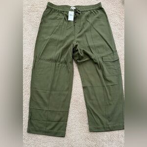 Madewell Olive Green Cargo Trousers